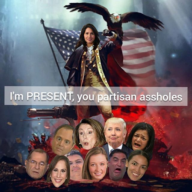 MrBuhlinger's tweet photo. #WhyTulsi #ImWithTulsi #StandWithTulsi #ImWithHero https://t.co/IWbdyAnIYR