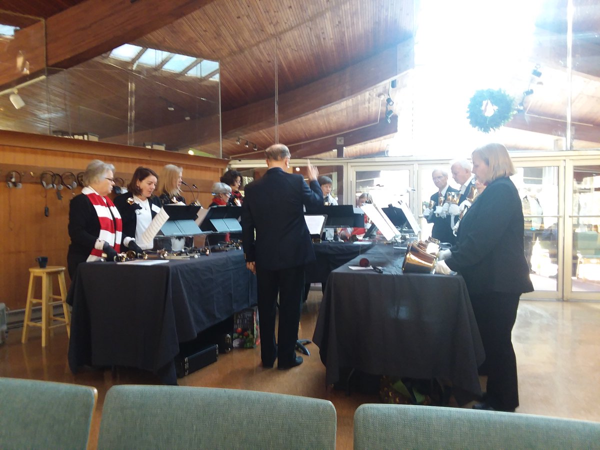 JohnFKnight2's tweet photo. I don't care about missing yesterday. The bell choir at The Unitarian Church of Westport today (another surprise to me, like last week), was so spectacular I can't be bothered worrying about petty things like tweeting https://t.co/4XINeGCB42
