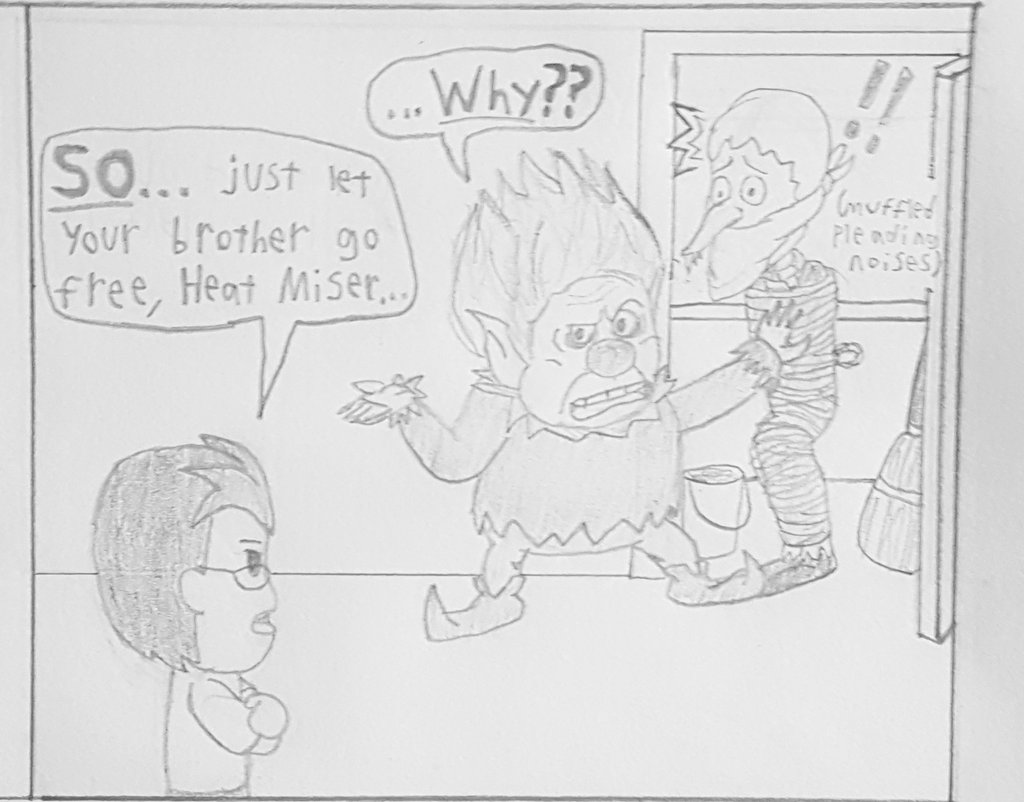 CybrspcePaladin's tweet photo. Been too long since my last #comic, but hey, the #Christmas season is always busy... ^_^;
There hasn't been much snow in my area, so it felt appropriate to post this little call-back/sequel to a comic from earlier this year... Enjoy, ev'rybuddy!
#snowmiser #heatmiser #coldmiser https://t.co/MswQVGy1by