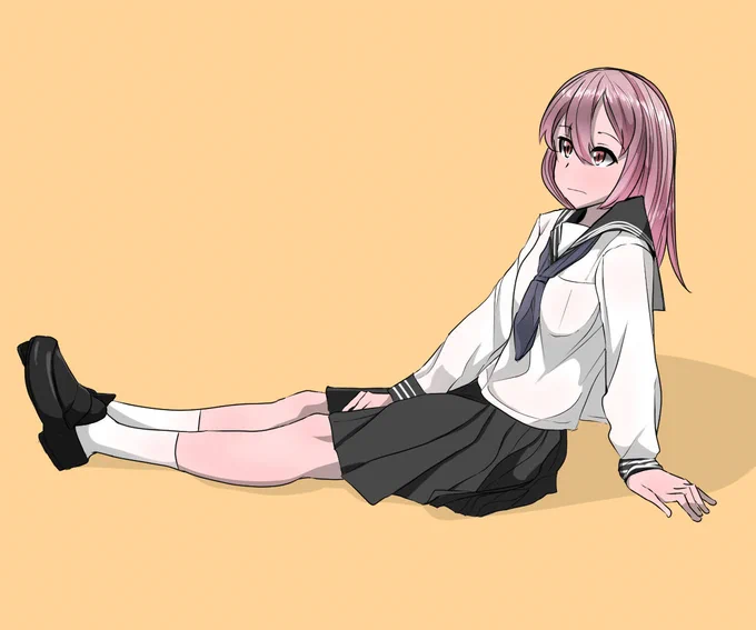 セーラー座り練習 