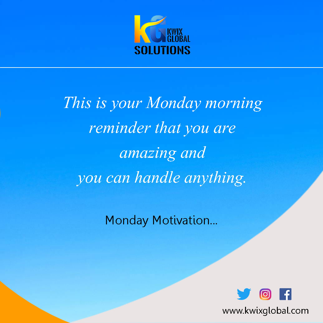 kwixglobal's tweet photo. Thought of the day.
#MondayMotivation #KwixGlobal https://t.co/KcXqdOhrOI
