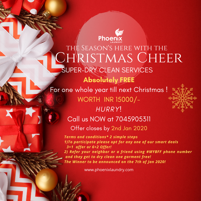 Phoenix4laundry's tweet photo. Merry Christmas... with a very merry offer live now.
#christmas #xmas #christmastree #christmasdecor #gift #like #instagood #phoenix4laundry #PremiumLaundry #Laundry #DryCleaning #IAmPhoenix #PhoenixLaundry #laundryday #dryclean #shoe #ironing
Call us: 7045905311 https://t.co/7EXr9lYbNd