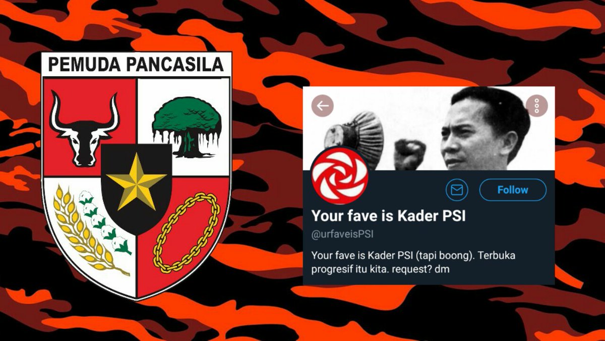 fajar17's tweet photo. UrfaveisPSI is a Pemuda Pancasila https://t.co/SqAytcW9Gn