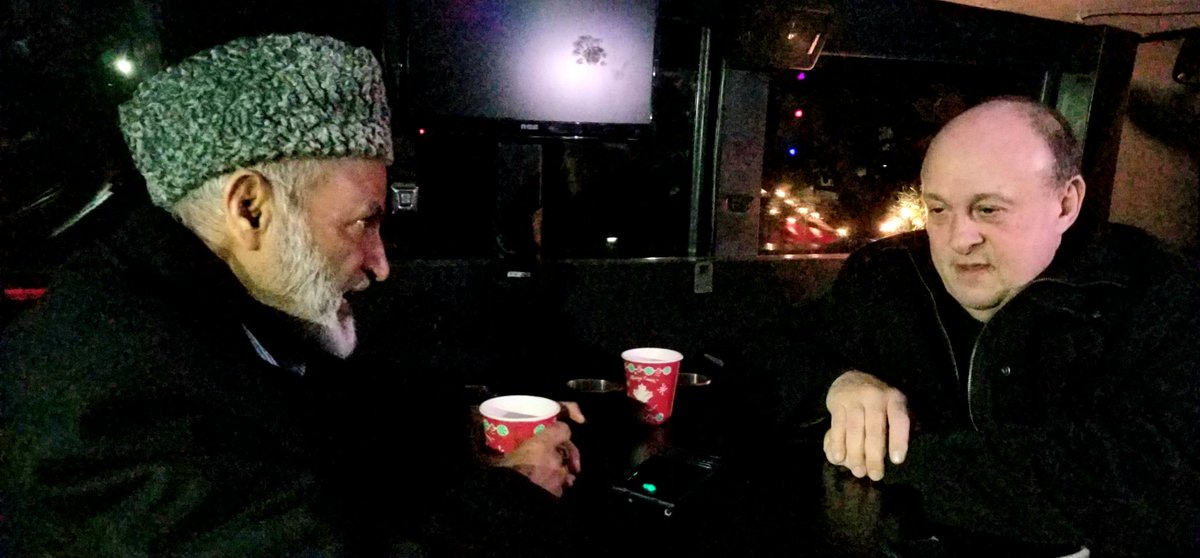 MubashirAKhalid's tweet photo. Another night on @humanityfirst @HFShelterBus

Two distinguished guests visited the #ShelterBus to see first hand difference Humanity First is making in #Downtown #Toronto

Thank you to @lalkhanmalik Nat. President @ahmadiyyacanada &amp;  @MichaelTibollo Assoc. Minister #onpoli https://t.co/ehEQdBtL7K