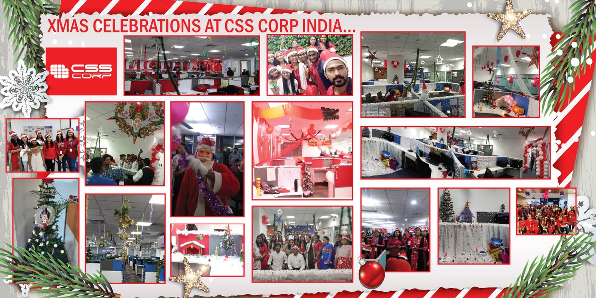 movate_inc's tweet photo. Christmas is a time of joy, celebration, festivity, and warmth! Our employees at #CSSCorpIndia celebrated this joyous occassion with lots of fun and cheer! 
Happy Holidays everyone! 
#merrychristmas2019 https://t.co/6rZ5H7warC