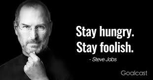 AnonPapyrus's tweet photo. “Stay hungry. Stay foolish.” ― Steve Jobs
#MondayMorning
#MondayMotivaton https://t.co/A7lLLbNb0k