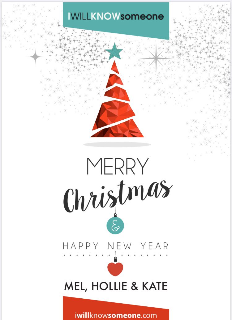 WillKnowSomeone's tweet photo. Happy Christmas everybody from me, @patonhollie and @kate_scrivener!! 🎄 https://t.co/Jst6IsAbdI