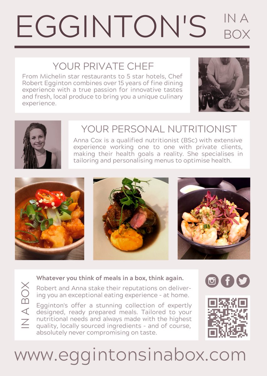 Kickstart this year with ready prepared meals from Egginton’s… Could this be the answer to actually ENJOYING the new year?! Go to eggintonsinabox.com to find out more.