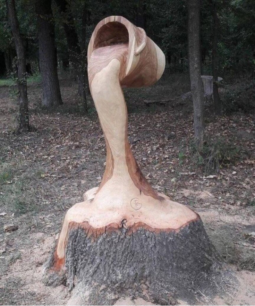 gorodunet's tweet image. Когда не хочется убирать пень с участка

#старыйпень #садовыефигуры #креатив