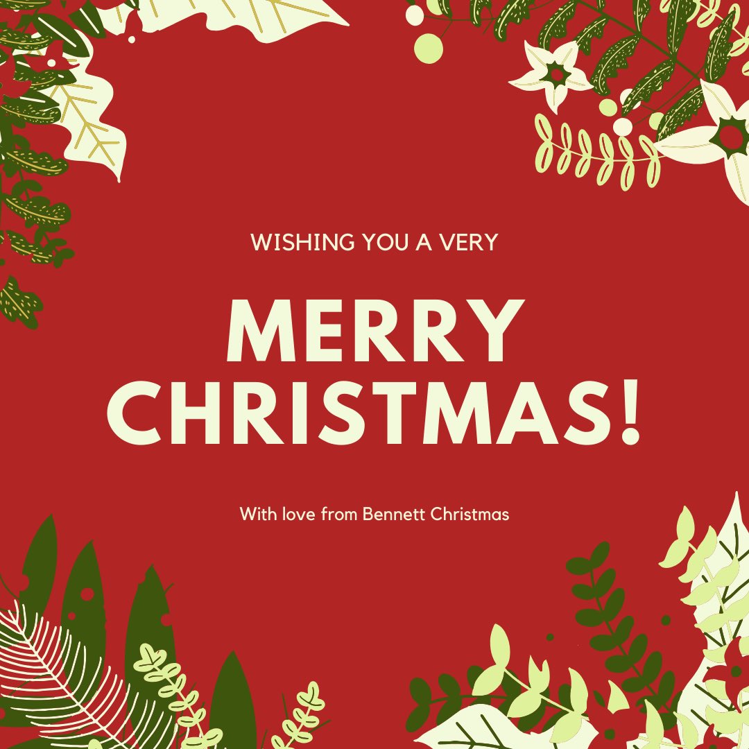 Merry Christmas from all the team here at Bennett Christmas. Our favourite time of year! 🎄🎁 🥂