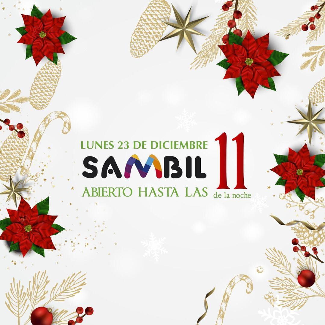 tusambilccs's tweet image. #SambilInforma horario especial sólo por hoy desde las 9:00am hasta las 11:00pm