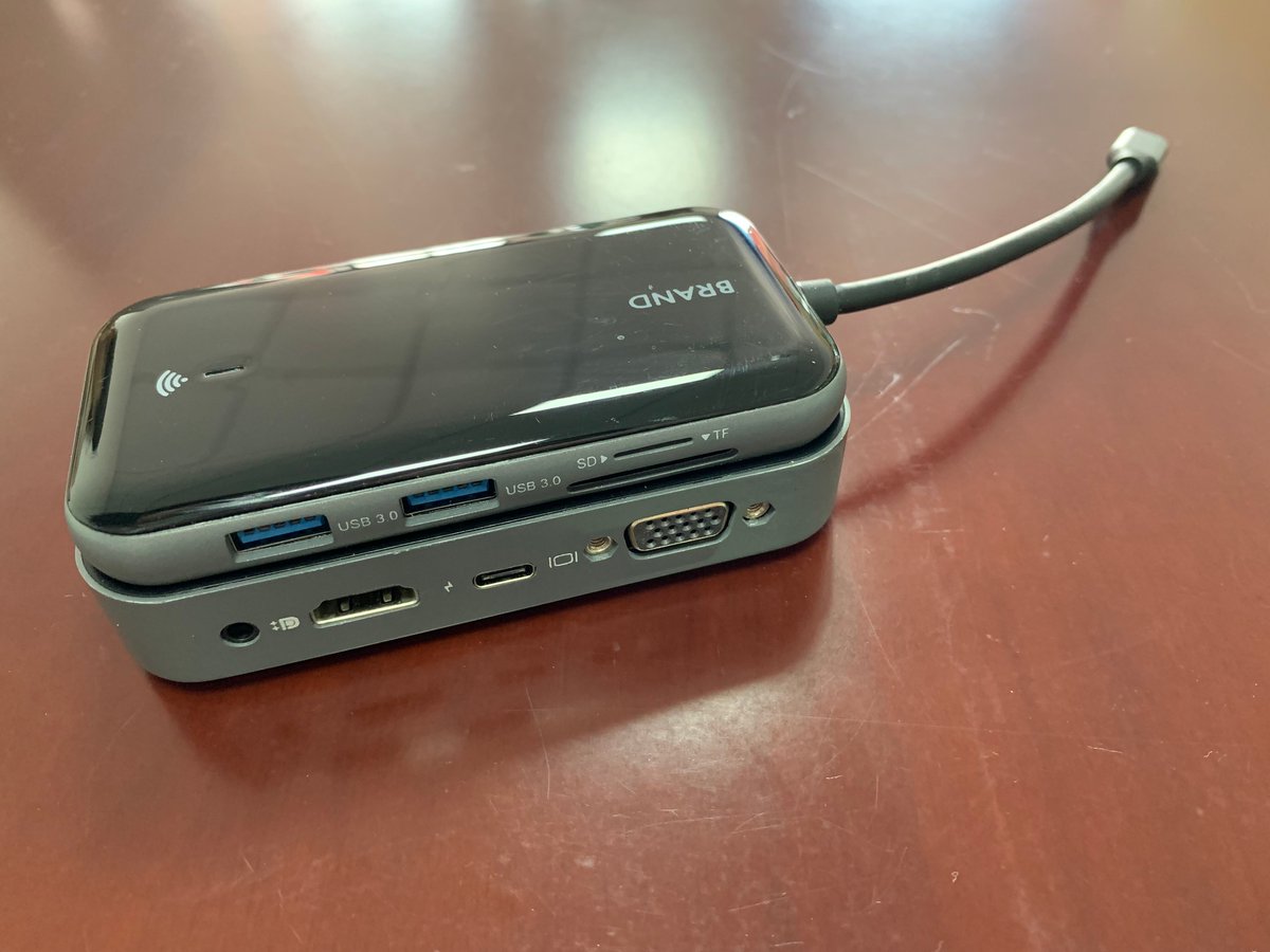 Marshark7's tweet photo. Let's bring our latest product: USB-C Wireless Adaptor
👍No need to carry a computer, you can complete the work with just a mobile phone, entertainment requirements.
🤩Unique mobile phone dual system.
🥳You can selectively display content to protect personal privacy. https://t.co/NYpB8oqWp0