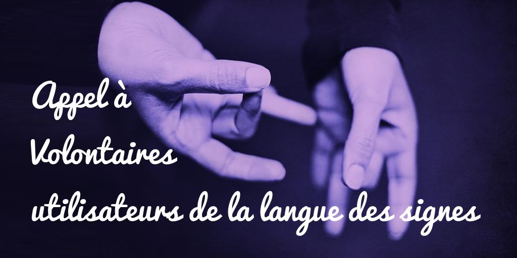 Nous cherchons des personnes sourdes/muettes pour tester KODA, en cours de développement.
KODA est une application facilitant la communication entre personnes sourdes et personnes ne pratiquant pas la #LangueDesSignes

Pour participer au projet contacte samuel.kabbaj@smile.fr