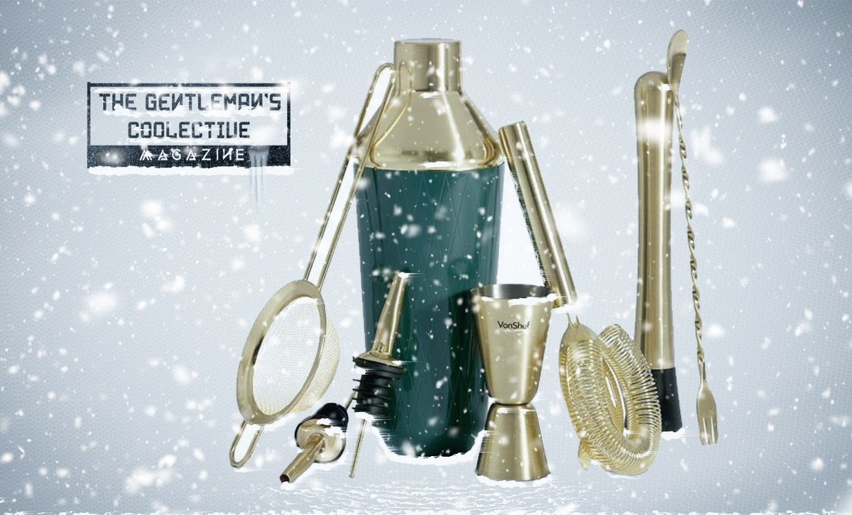 tgcmag's tweet photo. Green &amp; Gold Cocktail Set featured on The Gentleman's Coolective's #the12gearsofchristmas - check it out https://t.co/GSylX84LX4
> @vonshef #christmas #christmasgifts #lastminutegifts #irishmensmagazine #giftguide #themixologist #drinkup #servingware #cocktailglasses #presents🎁 https://t.co/UnAueE005k