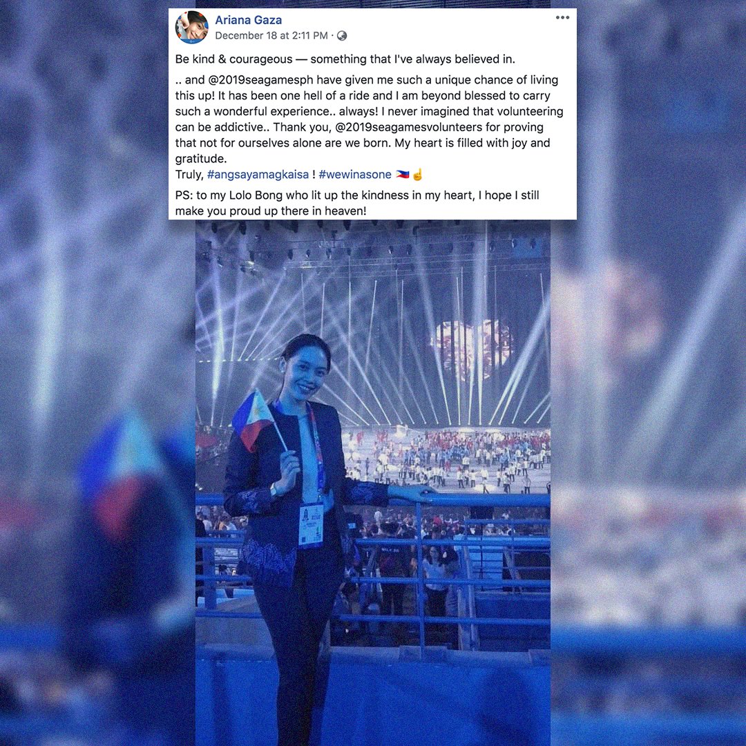 Maraming Salamat, Ariana! ❤️💛💙 🇵🇭 #AngSayaMagkaisa #WeWinAsOne