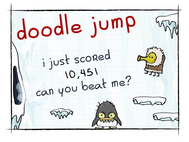 fiionana's tweet photo. I just scored 10,451 on doodle jump!
for ios: https://t.co/R8iFhWclIs
for android: https://t.co/CbqQ9oSnHs https://t.co/YUdwdS1eCS