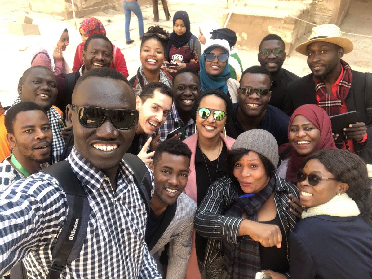 globalsolid2063's tweet photo. Part of the 10th Arab-African Youth Forum participants  visit to the Temple of Hatshepsut and Mortuary Temple of Ramesses III (Medinet Habu) in the west side of #Luxor.

#AfroArabForum #AfroArab10 #الافروعربى #AfricanYB https://t.co/iHRcEpLjbY