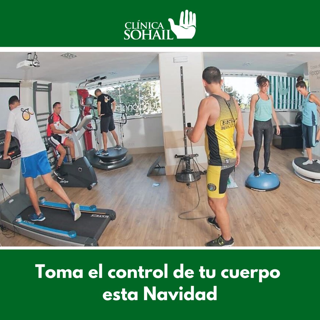 Con los entrenamientos personales de Clínica Sohail podrás tomar el control de tu cuerpo, mejorando tu estado de salud y regulando tu peso, tensión arterial o estrés.

En Clínica Sohail cuidamos de tu salud.💚

#clinicasohail #fisioterapia #fuengirola #malaga #tecnologia #salud