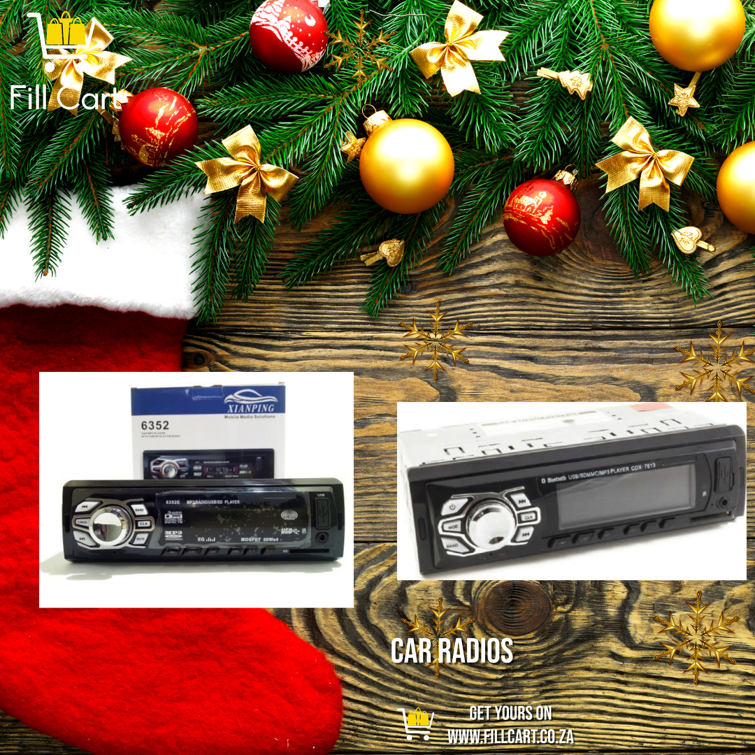 FillCartZa's tweet photo. Need car accessories? Visit our online store forthese car radios and more https://t.co/zHHejiuIJD
#Fillcart #onlineshopping #Christmas #christmasiscoming https://t.co/RlIWlTLW5h