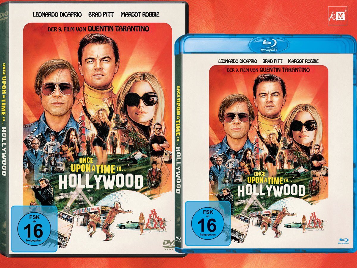 kulturmaterial's tweet photo. 🍀https://t.co/B8tDoXKvep
#OnceUponATimeInHollywood #Bluray
@SonyPicturesDE 
Regie: Quentin Tarantino, mit Leonardo DiCaprio, Brad Pitt, Margot Robbie, Al Pacino, Kurt Russel. https://t.co/YCvyfiNEdb
