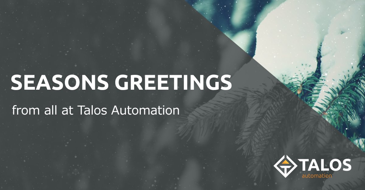 Seasons Greetings to all our clients, candidates and contractors!
talosautomation.com

#SeasonGreetings