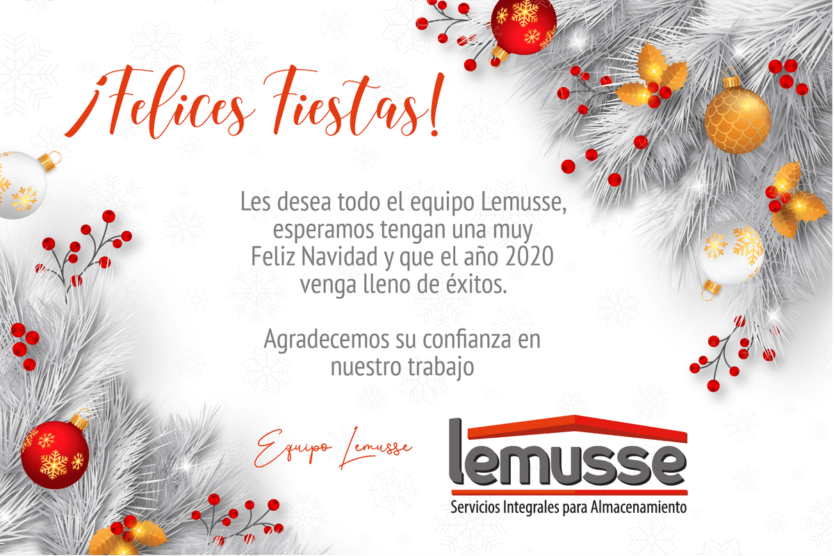 Les deseamos a todos una muy Feliz Navidad y próspero Año Nuevo!
Junto a todo nuestro equipo, esperamos el 2020 con las pilas recargadas para avanzar en cada nuevo desafío. 

lemusse.cl