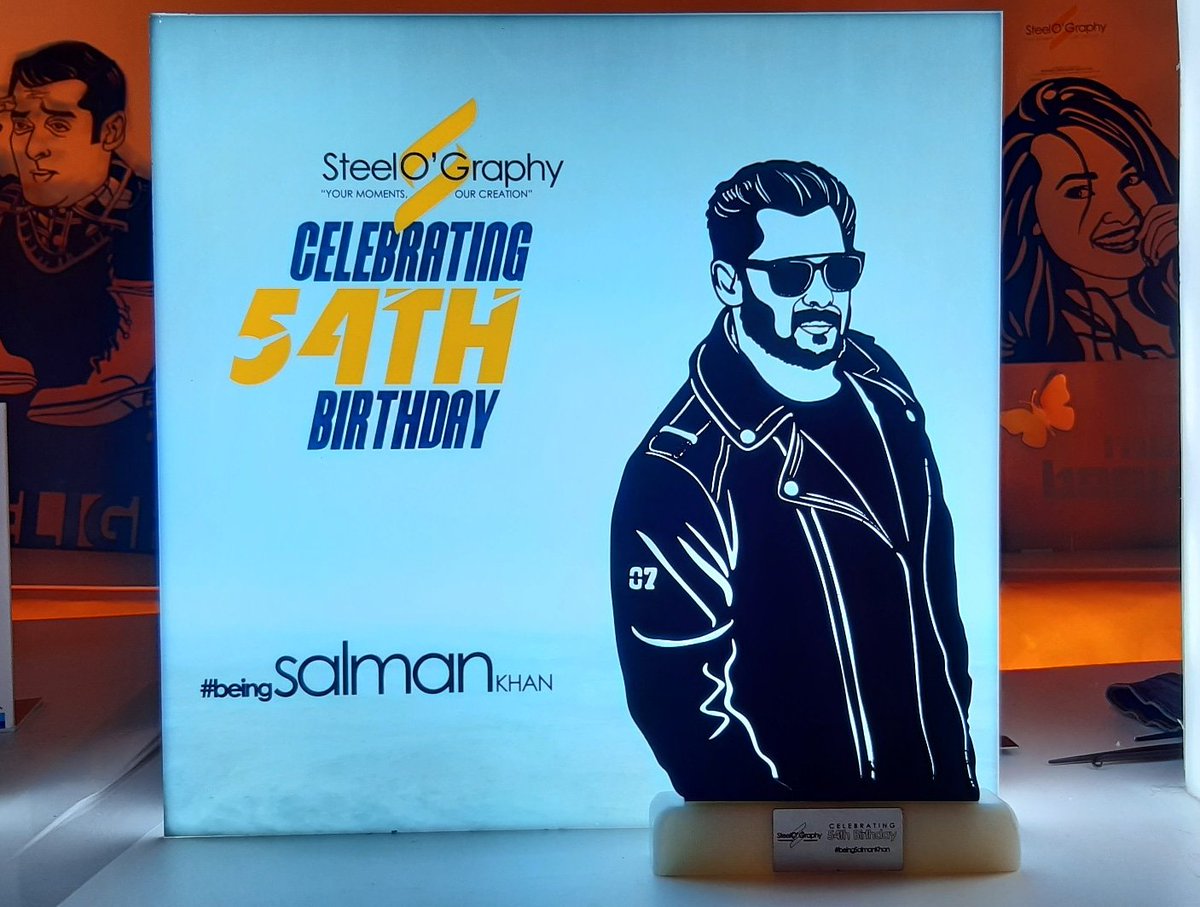iarukumar's tweet photo. It is a pleasure to tell you that #Steelography is Celebrating @beingsalmankhan 54th birthday
Please go through link
https://t.co/uOKhI7D0hd
#salmankhan #beingsalmankhan
#salmankhanfans
#beinghuman.
#birthdaygift #birthdaygiftideas #steelography #india https://t.co/0NtQt9AQXV