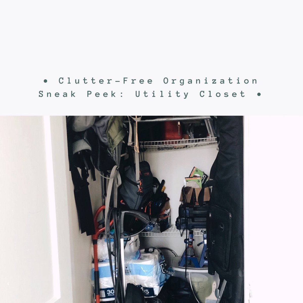 Clutter_FreeOrg's tweet photo. Coming soon! Utility closet decluttering and organizing project🤗
▫️
▫️
▫️
#GaylaOrganizes
#atlantaorganizer
#decluttering
#homeorganization
#mondaymorningpost
#multipurposestorage
#preview
#sneakpeek
#storagecloset
#utilitycloset https://t.co/0NWvj4ponZ