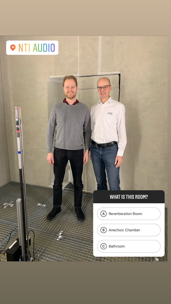 Thanks to @NTiAudio_en and Berno Nigsch for a great morning at their development an testing centre in Lichtenstein