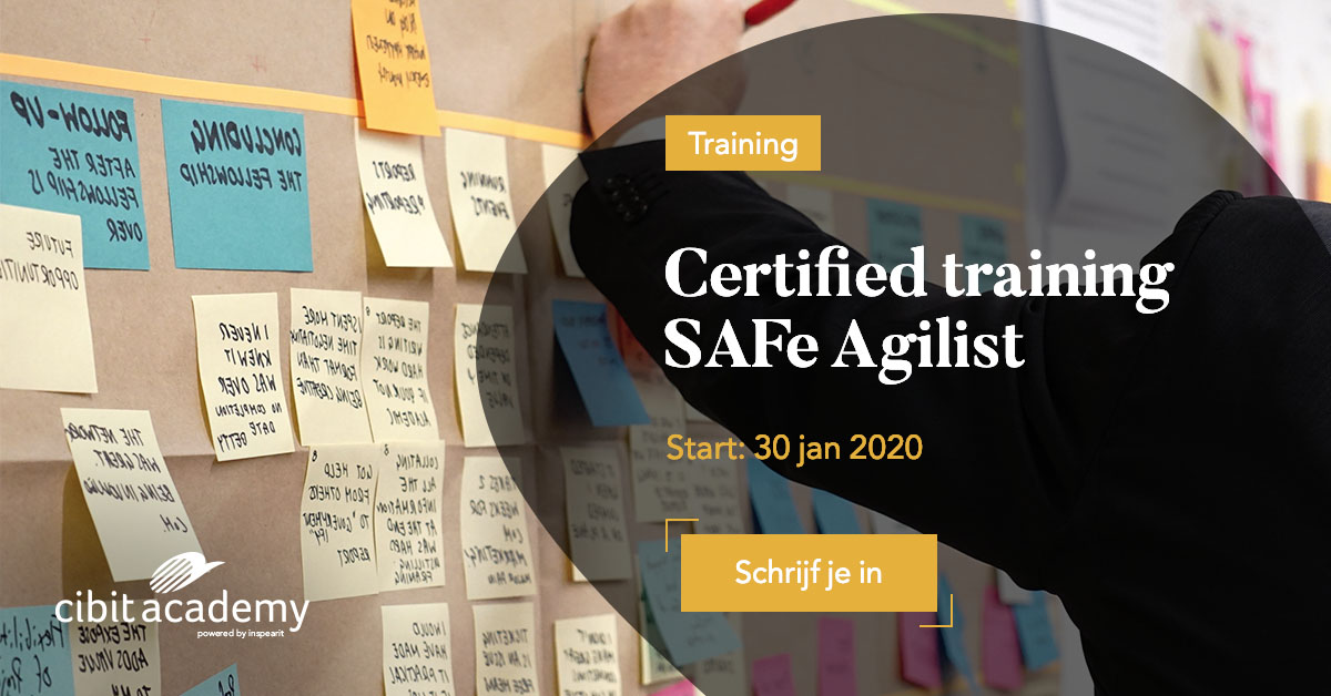Primeur bij #cibitacademy - Leading #SAFe 5.0 training (SAFe Agilist): bit.ly/36PJwBe #inspearit