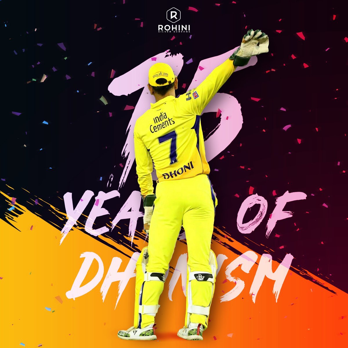 RohiniSilverScr's tweet photo. Celebrating 15 years of
HERO
LEGEND
ACHIEVER
FINISHER
GREAT LEADER
🔥🔥THALA🔥🔥
#15YearsofDhoni 
#15yearsOFMSD 
#15YearsOfDHONIism https://t.co/sLgcj49QvF