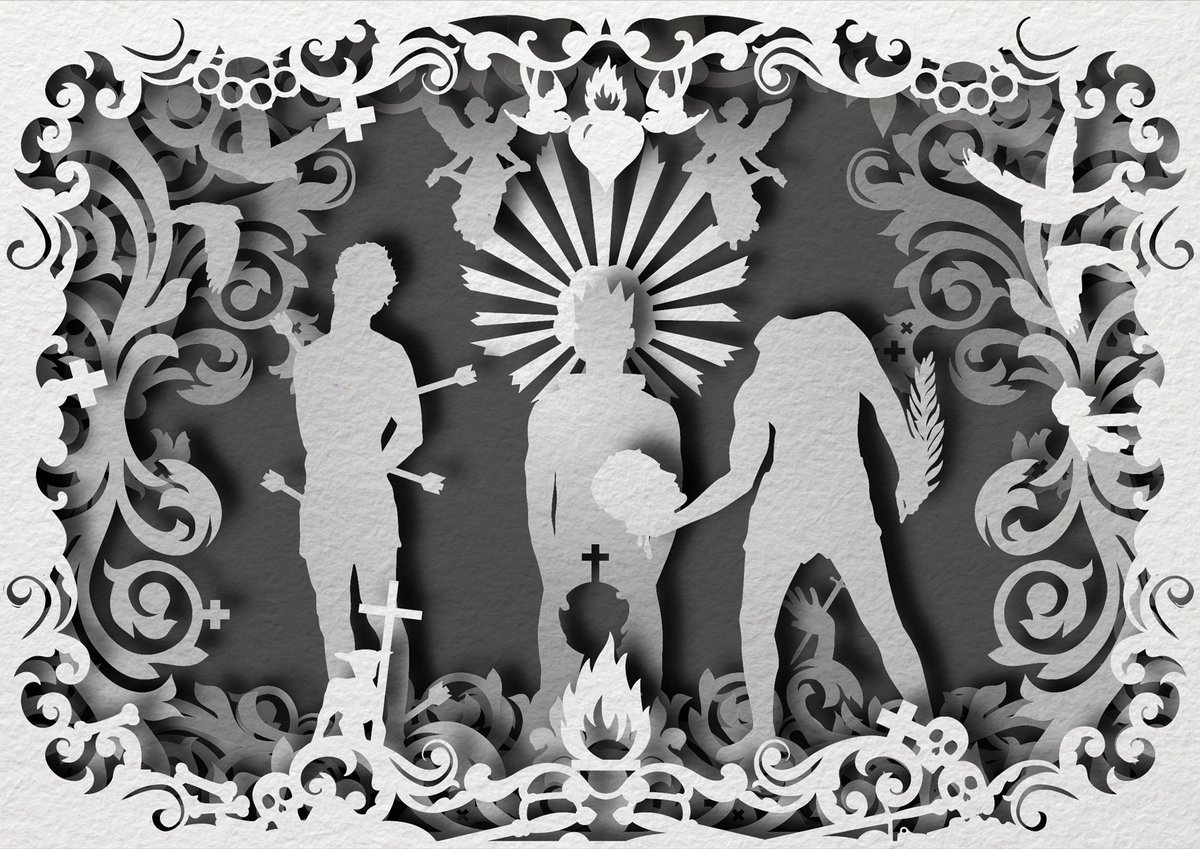 Jrme_Pellerin's tweet photo. "Rois et Martyrs"
Étude numérique pour théâtre de papier.
© J. Pellerin-Moncler 2019

#canivet #papertheatre #papier #paper https://t.co/3fkyM2sY1Q