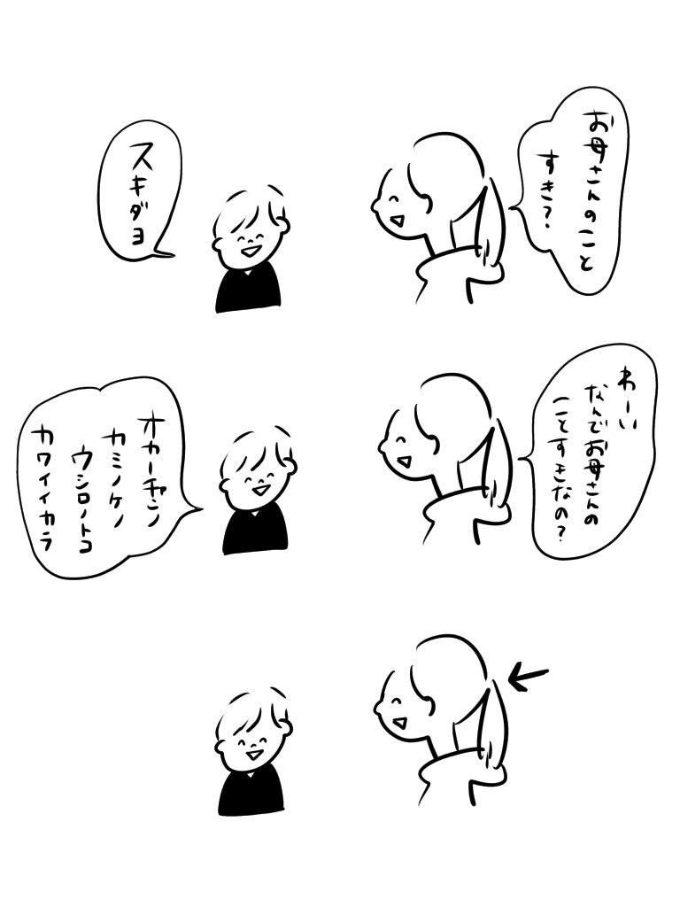 お母さんを好きな理由

#むぴーの絵日記 