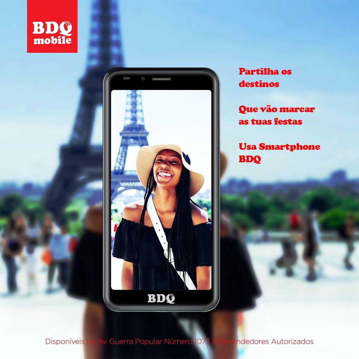 BdqMobile's tweet photo. É época festiva, logo há sempre um destino que nos espera. Grava e partilha os locais que for a visitar. 

Já agora, conta-nos lá: Vai viajar para onde?

 #BDQMobile #258Mobile #Mocambique #FestasFelizes #SmartphoneBDQ #BombinhaBDQ https://t.co/fjdaLVYRVt