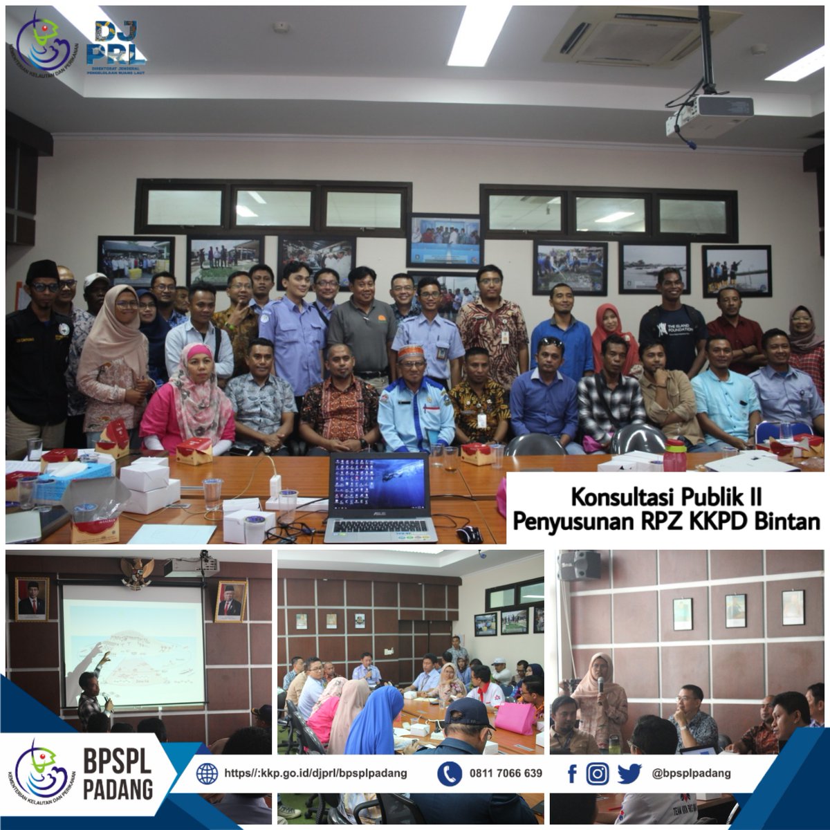 BPRLPadang's tweet photo. Akselerasi Pengelolaan #KKPD #Bintan , BPSPL Padang bersama DKP Kepri gelar #KonsultasiPublik II Penyusunan #RencanaPengelolaanZonasi pd Kamis (19/12)
Yeay udh disepakati nih #SahabatBahari smg segera ditetapkan yah
selengkapnya d https://t.co/IgeWcK9Rbs
#DITJENPRLKeren https://t.co/9ObNj0ySxx