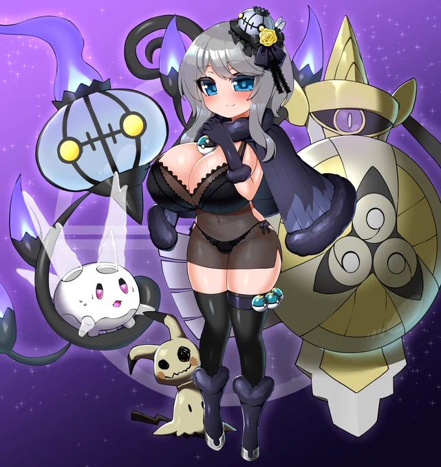 #ロリ巨乳ジムリーダーズうちのカヨウちゃんの完成版がコチラ。ゴーストタイプだから多少透けてるのは……うん。ゴーストタイプだからねゴーストタイプだから。※無断転載・無断利用お断り※イラストはコミッションとして制作を依頼したものです※KATUU先生に描いていただきました!! 
