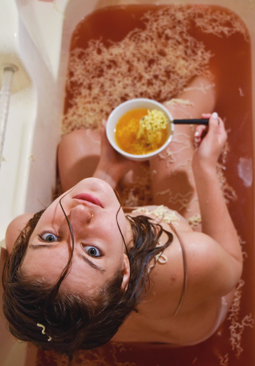 sorry boys! I don’t have nudes😤 I only have pictures of me sitting in a bathtub full of spaghetti