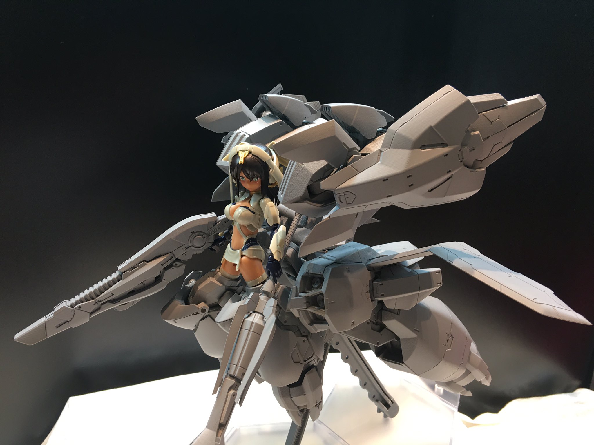 メガミデバイス公式 Megami Device Official 兼志谷シタラver ガネーシャは参考展示を行いました 海老川兼武さんによる追加ディテールも満載です 現時点で開発はまだ終わっておりませんので発売時期は未定となりますがメガミシリーズ最大ボリューム