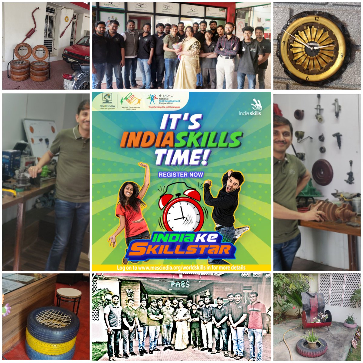 pandeyrs's tweet photo. Reality check yesterday during interaction with Technicians & Trainees at @SkillsASDC Centre in Hyderabad and the reputed #MultiBrandWorkshop, states that we still have hidden talents to be brought on world stage. #RiseOfMechanics
Only 7 days left, Apply:
https://t.co/weNHOB0B2f https://t.co/OSqZm83h4M