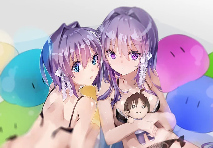CLANNAD / 藤林姉妹 コミケ用にメイド(?)に服になってもらいました 