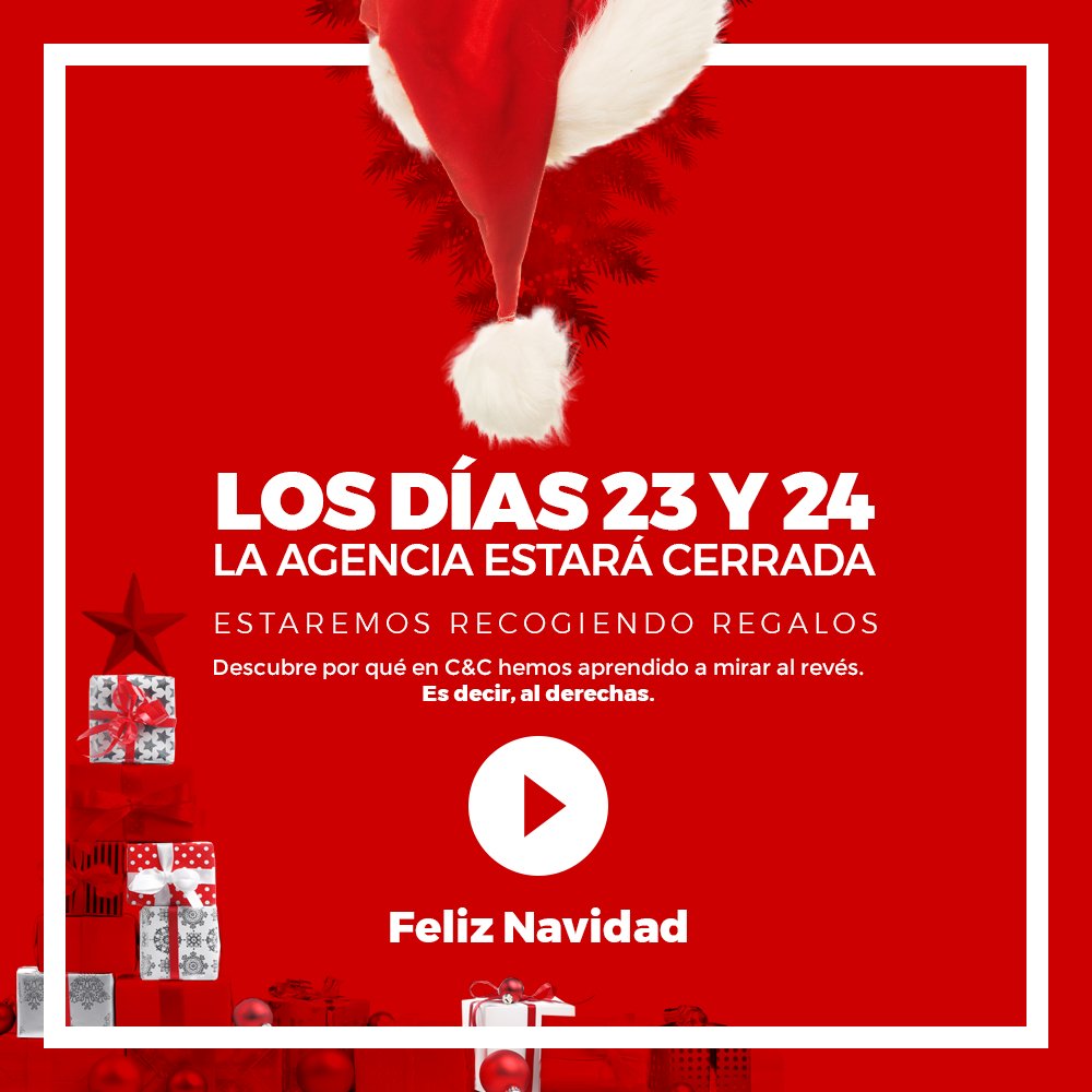 En <a href="/cycpublicidad/">C&C Publicidad</a> hemos sido muy buenos y...
¡Nos toca recoger los 🎁 regalos 🎁 de 🎅 Papá Noel 🎅!