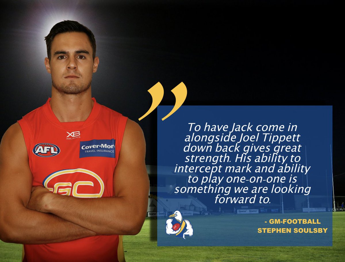 Christmas has come early 🙌 🎁

Former Gold Coast Sun Jack Leslie joins the blue and gold. 

📝: bit.ly/2sT3BrW

#ProudlyWilliamstown