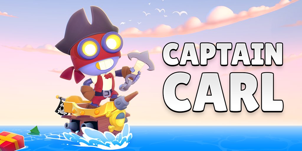 Brawl Stars On Twitter The Captain Has Arrived Captain Carl Is Here - carl de brawl stars