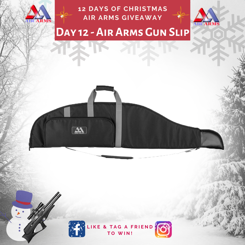 AirArmsUK's tweet photo. #WIN on the 12th day of Christmas Air Arms gave to me… an Air Arms gun slip! To enter: Like and retweet this post tagging us. #Competition closes at 6pm today &amp; the winner will be announced on our page (T&amp;Cs on our website). #12DaysOfChristmas #12DaysOfGiveaways https://t.co/mKBUOvkfpW