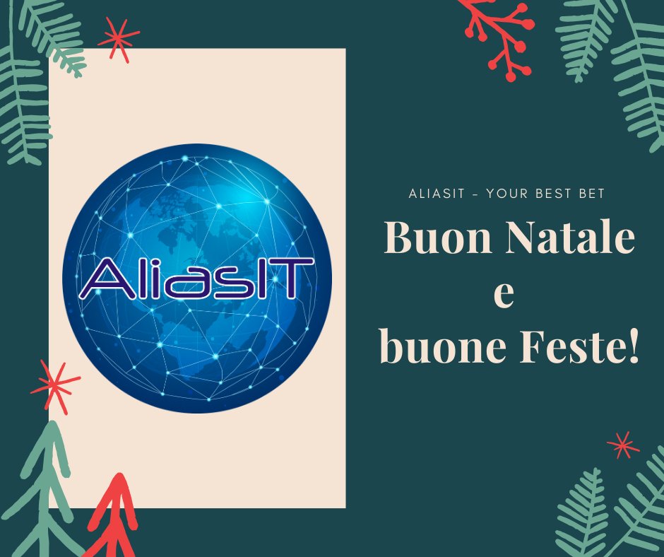 it_alias's tweet image. AliasIT vi augura buone Feste! 🎄
Visita il nostro sito👉 aliasit.it