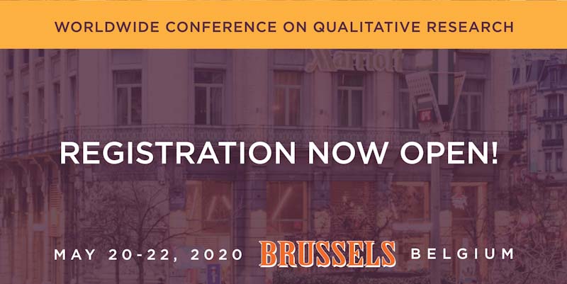 WWqual's tweet photo. Registration is now open! Join QRCA for the 2020 Worldwide Conference on Qualitative Research! Taking place May 20-22 in Brussels, Belgium, you won't want to miss the convergence of classic and emergent thinking in #QualitativeResearch.#QRCA #WWQual
https://t.co/xcczowNZlC https://t.co/otj8pehXv7