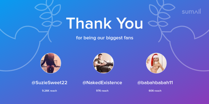 Our biggest fans this week: SuzieSweet22, NakedExistence, babahbabah11. Thank you! via https://t.co/Lnrg9rGJvt<a href="/tag/pillowdick"class="tags"><span>#pillowdick</span></a><a href="/tag/cutetoy"class="tags"><span>#cutetoy</span></a>