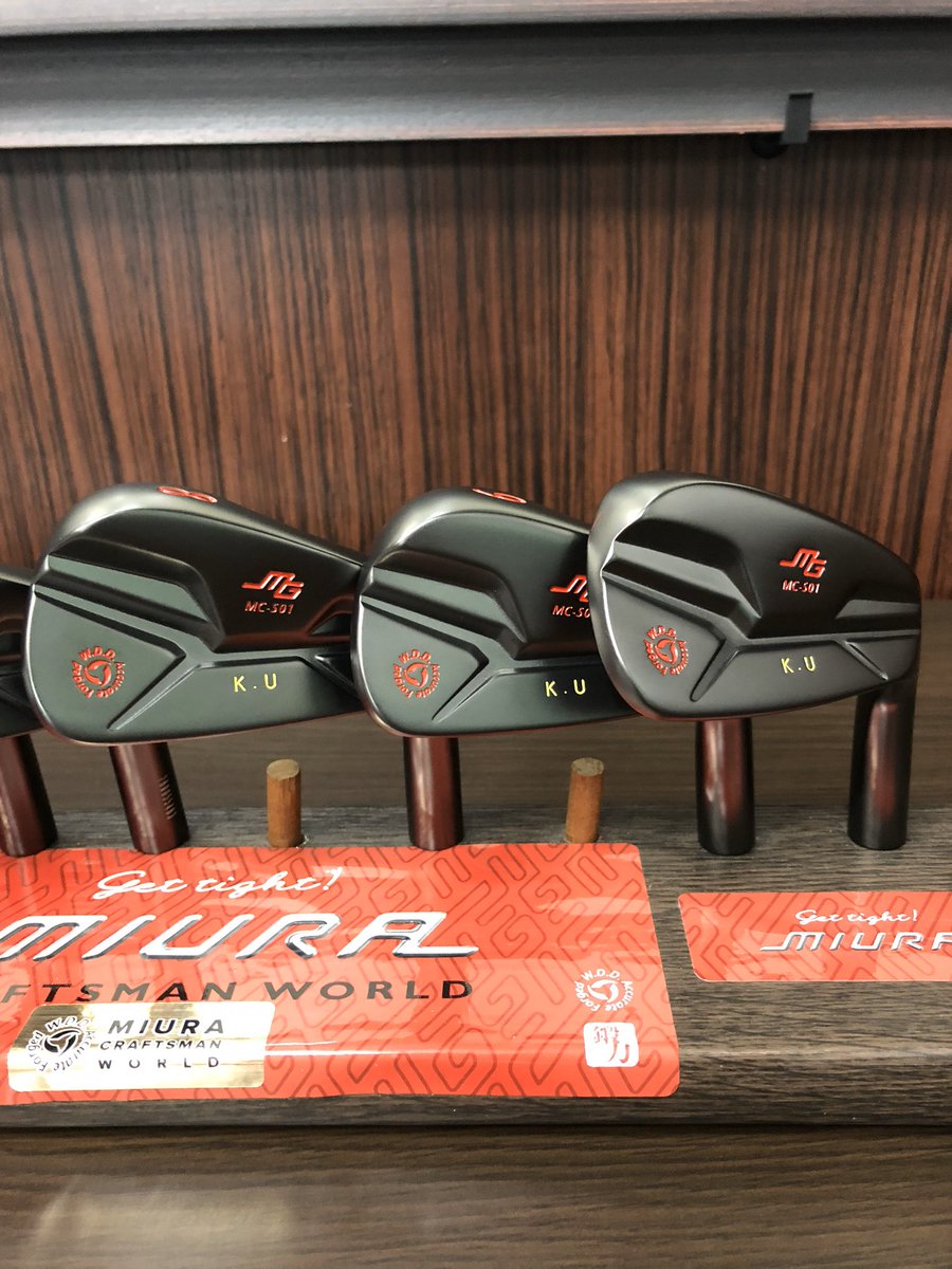 spinlinegolf's tweet photo. 本日は😊😊😊MC-501
マッスルキャビティ（MC）という冠を持ったMC-501😉😉😉
 
#スピンラインゴルフ
#スピンライン
#三浦技研
#三浦アイアン
#マッスルキャビティ
#神の手
#姫路アイアン
#市川アイアン
#兵庫県三木市
#三木市
#mc-501 
#mc501
#やわらかい打感
#spinlinegolf　
#spinline https://t.co/nK8yLeN5BF