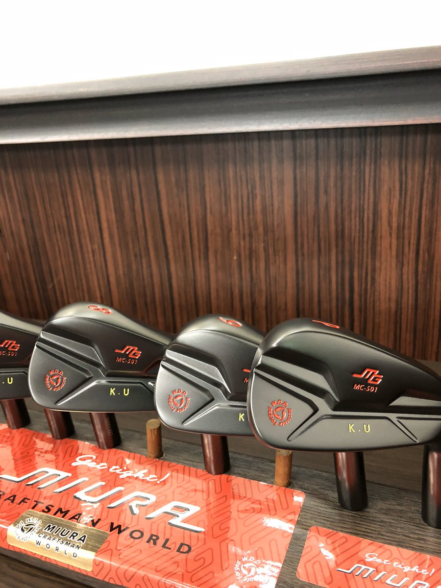 spinlinegolf's tweet photo. 本日は😊😊😊MC-501
マッスルキャビティ（MC）という冠を持ったMC-501😉😉😉
 
#スピンラインゴルフ
#スピンライン
#三浦技研
#三浦アイアン
#マッスルキャビティ
#神の手
#姫路アイアン
#市川アイアン
#兵庫県三木市
#三木市
#mc-501 
#mc501
#やわらかい打感
#spinlinegolf　
#spinline https://t.co/nK8yLeN5BF