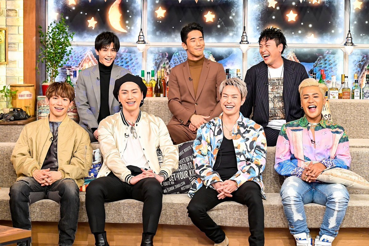 exnews24's tweet photo. 【記事】三代目JSBがドッキリ収録を振り返る！NAOTO「メンバーの仕掛け人としての才能がめちゃくちゃ高い」

NAOTO:責任を重荷に感じていたこともありましたが、今は重荷も含めて誇りに思わせてくれるメンバーだなと思います。(涙声をつくる)
一同:ふざけてるじゃん(笑)

https://t.co/VPuMpN5dg4 https://t.co/usUbZfEFiB